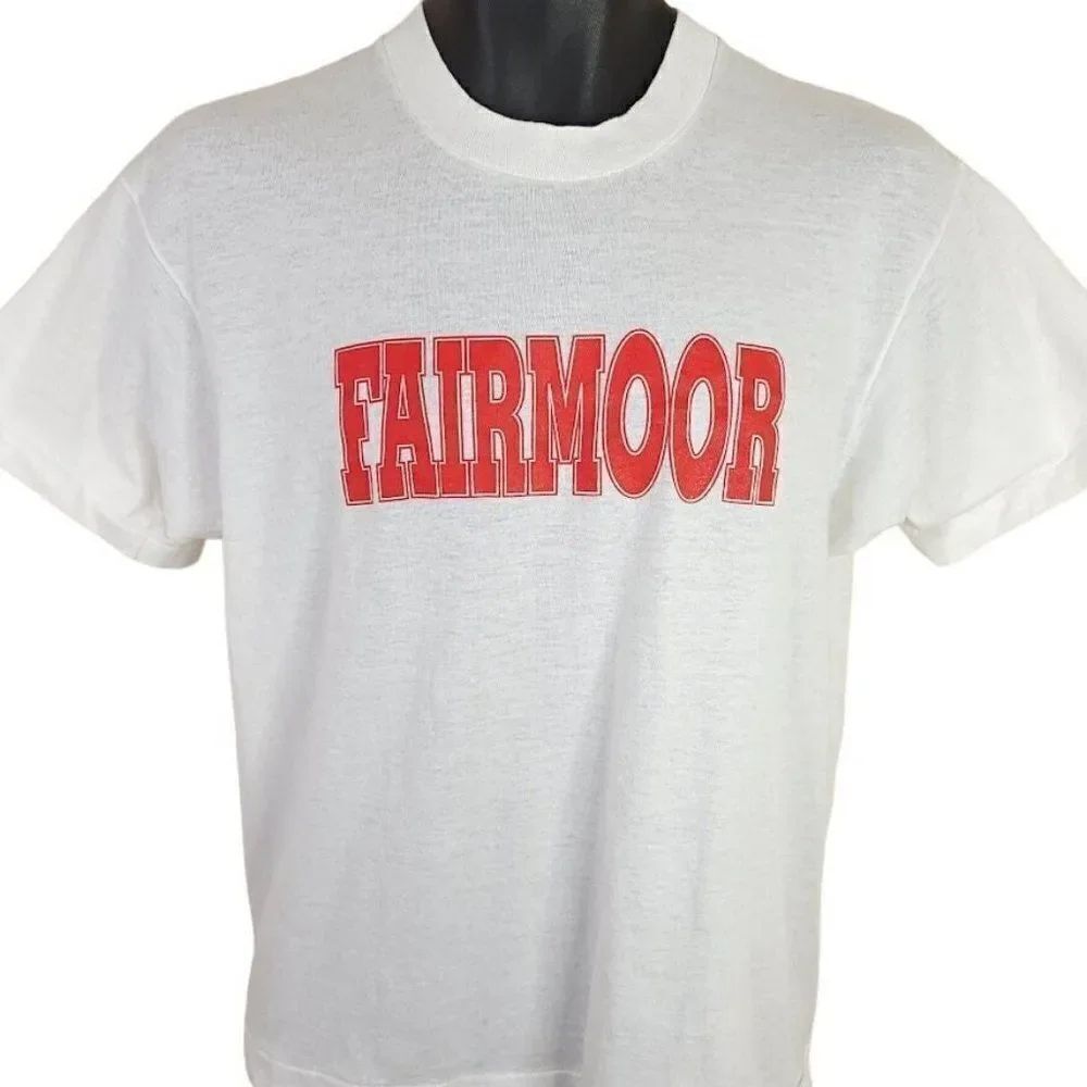 Fairmoor T Shirt Vintage 80s Ohio Middle School Neighborhood Made In USA Medium